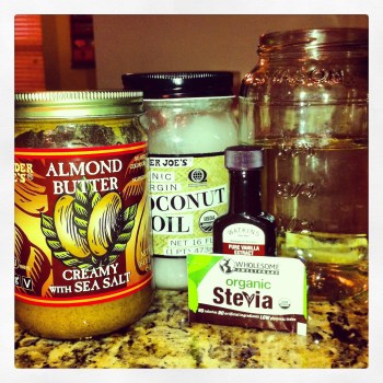 home made almond milk